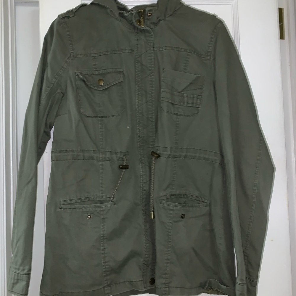 army green jacket
